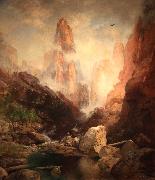 Thomas Moran Mist in Kanab Canyon oil painting